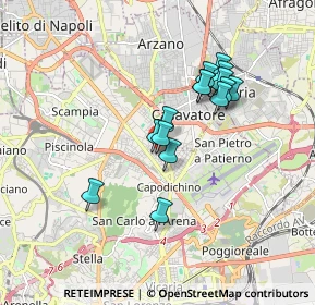 Mappa Viale delle Galassie, 80144 Napoli NA, Italia (1.55667)