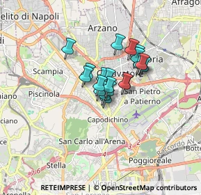 Mappa Viale delle Galassie, 80144 Napoli NA, Italia (1.0465)