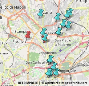 Mappa Viale delle Galassie, 80144 Napoli NA, Italia (2.24688)