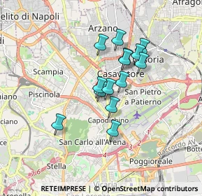 Mappa Viale delle Galassie, 80144 Napoli NA, Italia (1.36571)