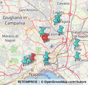 Mappa Viale delle Galassie, 80144 Napoli NA, Italia (4.12083)