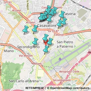 Mappa Via Detta Tramvia Fratta, 80144 Napoli NA, Italia (1.086)