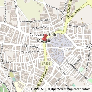 Mappa Via Vittorio Emanuele III, 18, 70020 Cassano delle Murge, Bari (Puglia)