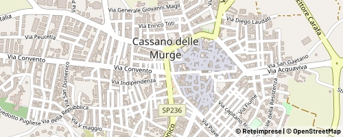 Mappa Cassano delle Murge