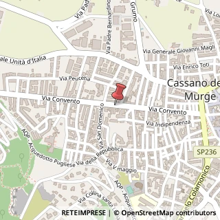 Mappa Via Convento, 107, 70020 Cassano delle Murge, Bari (Puglia)
