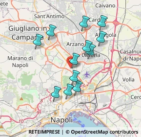 Mappa Via del Sabotino, 80144 Napoli NA, Italia (3.46333)