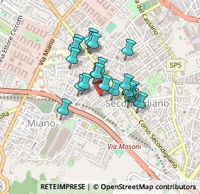 Mappa Via del Sabotino, 80144 Napoli NA, Italia (0.319)