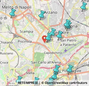 Mappa Via del Sabotino, 80144 Napoli NA, Italia (3.04733)