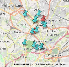 Mappa Via del Sabotino, 80144 Napoli NA, Italia (1.54857)