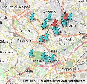 Mappa Via Monte Grappa, 80144 Napoli NA, Italia (1.875)