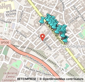 Mappa Via Monte Grappa, 80144 Napoli NA, Italia (0.2125)