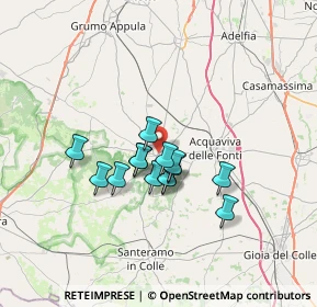 Mappa Via Redipuglia, 70020 Cassano delle Murge BA, Italia (5.26714)