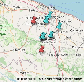 Mappa Via Redipuglia, 70020 Cassano delle Murge BA, Italia (8.71)