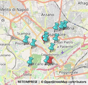 Mappa Via Dante, 80144 Napoli NA, Italia (1.50833)