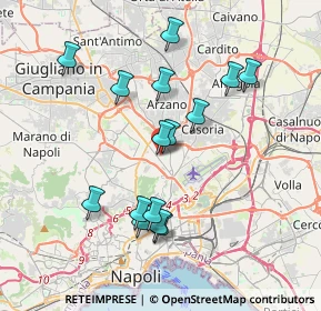 Mappa Vico Parroco Vecchio, 80144 Napoli NA, Italia (3.826)