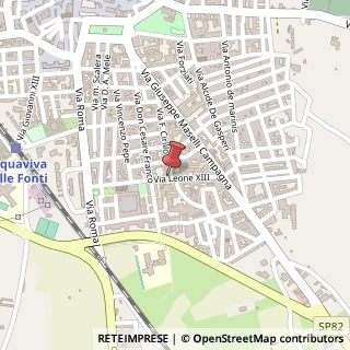 Mappa Via Francesco Cirillo, 74, 70021 Acquaviva delle Fonti, Bari (Puglia)