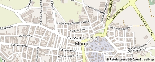 Mappa Cassano delle Murge