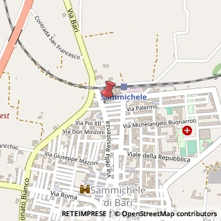Mappa Via Carlo Alberto, 16, 70010 Sammichele di Bari, Bari (Puglia)