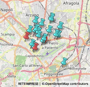 Mappa Via dei Reggiolari, 80144 Napoli NA, Italia (1.3635)