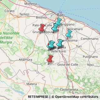 Mappa Via N.Fatiguso, 70020 Cassano delle Murge BA, Italia (8.72818)