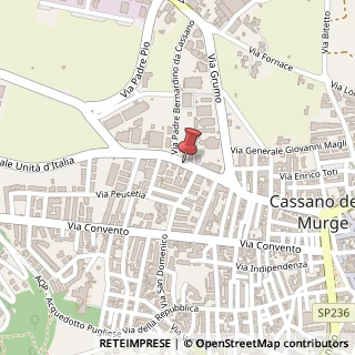 Mappa Via Municipio, 1, 70020 Cassano delle Murge, Bari (Puglia)