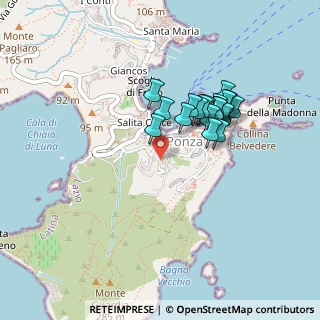 Mappa Via Pizzicato, 04027 Ponza LT, Italia (0.391)