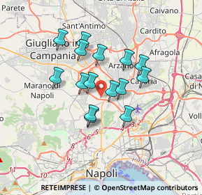 Mappa Via Don Primo Mazzolari, 80145 Napoli NA, Italia (2.86133)