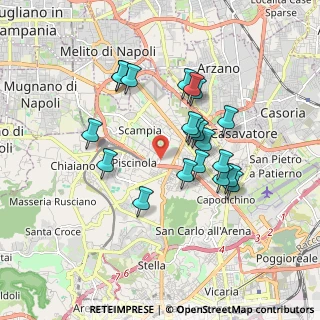 Mappa Via Don Primo Mazzolari, 80145 Napoli NA, Italia (1.7075)
