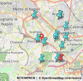 Mappa Via Don Primo Mazzolari, 80145 Napoli NA, Italia (2.01385)