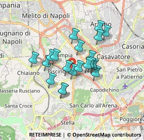Mappa Via Don Primo Mazzolari, 80145 Napoli NA, Italia (1.3945)