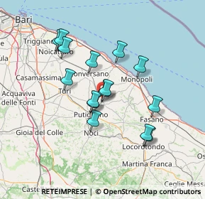 Mappa Via luigi sturzo, 70013 Castellana Grotte BA, Italia (12.86533)