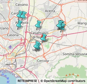 Mappa Via Carafë, 80013 Casalnuovo di Napoli NA, Italia (3.65545)