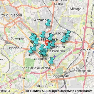 Mappa Via Galileo Galilei, 80020 Casavatore NA, Italia (1.281)
