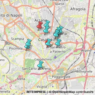 Mappa Via Galileo Galilei, 80020 Casavatore NA, Italia (1.44667)