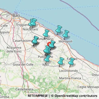 Mappa SS 634, 70013 Castellana Grotte BA, Italia (11.11125)