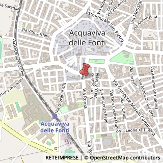 Mappa Via Roma,  20, 70021 Acquaviva delle Fonti, Bari (Puglia)
