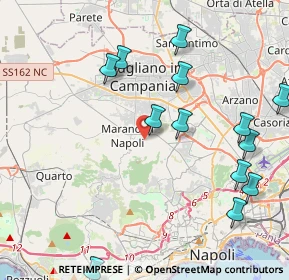 Mappa Via Cupa del Cane, 80016 Marano di Napoli NA, Italia (5.39357)