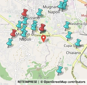 Mappa Via Campo Cupo dei Cani, 80016 Marano di Napoli NA, Italia (1.217)