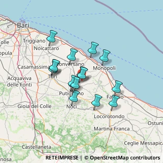 Mappa Strada Comunale Chiancafredda, 70013 Castellana grotte BA, Italia (11.22438)