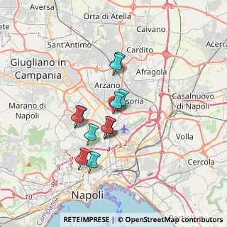 Mappa Via Leonardo Da Vinci, 80020 Casavatore NA, Italia (2.84167)