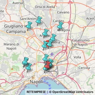 Mappa Via Leonardo Da Vinci, 80020 Casavatore NA, Italia (3.89235)