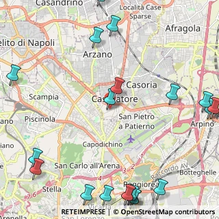 Mappa Via Leonardo Da Vinci, 80020 Casavatore NA, Italia (3.6035)