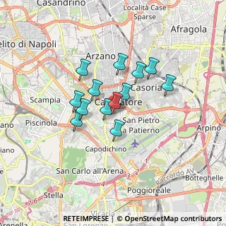 Mappa Via Leonardo Da Vinci, 80020 Casavatore NA, Italia (1.31615)