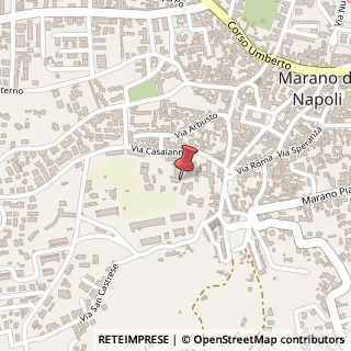 Mappa Via Casa Schiano, 11, 80016 Marano di Napoli, Napoli (Campania)