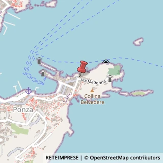 Mappa Via Madonna, 04027 Ponza, Latina (Lazio)