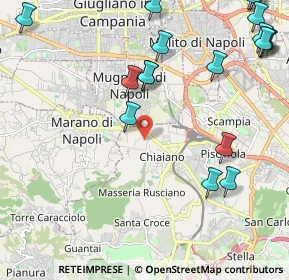 Mappa 80145 Mugnano di Napoli NA, Italia (3.08944)