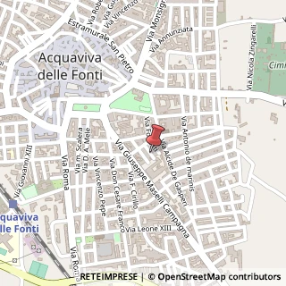 Mappa Via Stefano Episcopo, 19, 70021 Acquaviva delle Fonti, Bari (Puglia)