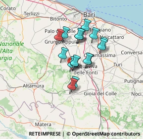 Mappa Via Grumo, 70020 Cassano delle Murge BA, Italia (9.97588)