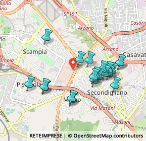 Mappa Via Miano, 80144 Napoli NA, Italia (0.9445)