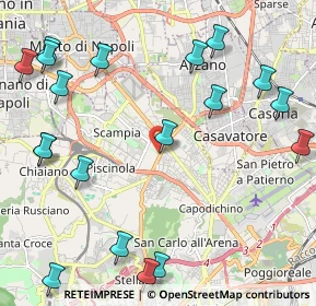 Mappa Via Miano, 80144 Napoli NA, Italia (3.04105)